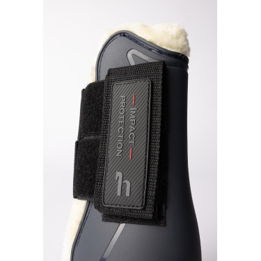 Guettres com pelo sintético Horze Armour Airflow Marinho Azul-marinho