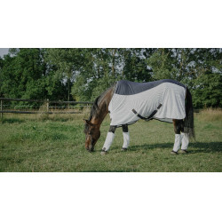 Manta Equithème Flycool Marinho / branco Azul Manta Equithème Flycool Marinho / branco Azul