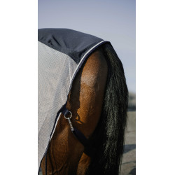 Manta Equithème Flycool Marinho / branco Azul Manta Equithème Flycool Marinho / branco Azul