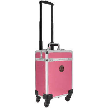 Caixa de limpeza com rodas Je t'aime Equithème Rosa / prata