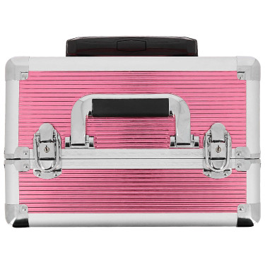 Caixa de limpeza com rodas Je t'aime Equithème Rosa / prata