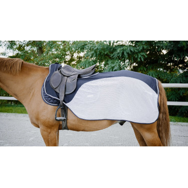 Cobre-rins Equithème Flycool Marinho / branco Azul