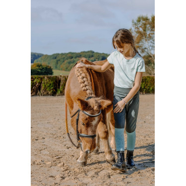 Legging Birdy Infantil Equithème Caqui Kaki