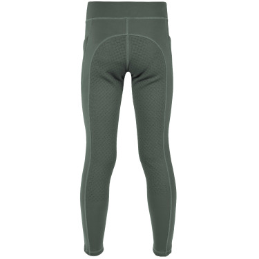 Legging forrado de polar Riding World Volga criança Cinza verde