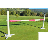 Kit de obstáculo Hippotonic com cubo Rosa / branco