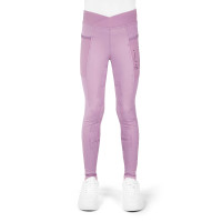 Legging Flora Infantil Je T'aime Equithème Malva Violeta Legging Flora Infantil Je T'aime Equithème Malva Violeta