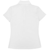 Polo de competição Equithème Suzanne mulher Branco