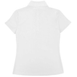 Polo de competição Equithème Suzanne mulher Branco