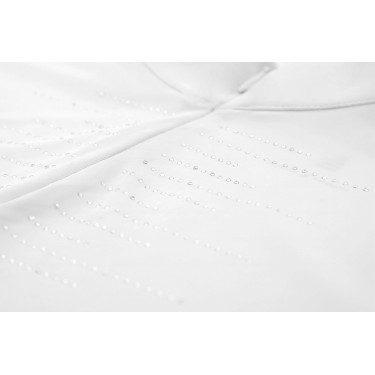 Polo de competição Equithème Suzanne mulher Branco