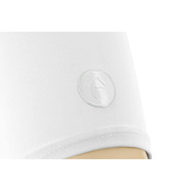 Polo de competição Equithème Suzanne mulher Branco