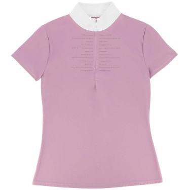Polo de competição Equithème Suzanne mulher Malva Violeta