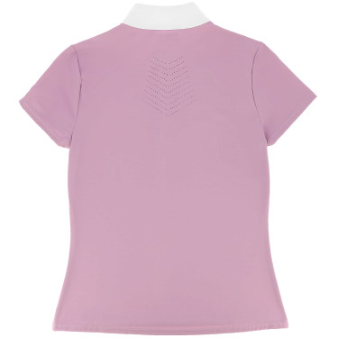 Polo de competição Equithème Suzanne mulher Malva Violeta