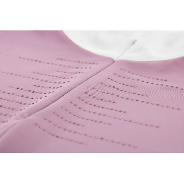 Polo de competição Equithème Suzanne mulher Malva Violeta