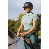 Polo de competição Equithème Suzanne mulher Verde claro