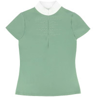 Polo de competição Equithème Suzanne mulher Verde claro