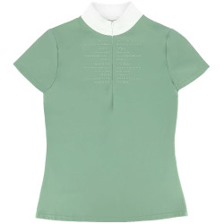 Polo de competição Equithème Suzanne mulher Verde claro Polo de competição Equithème Suzanne mulher Verde claro
