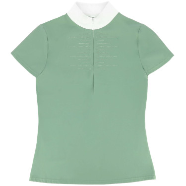 Polo de competição Equithème Suzanne mulher Verde claro Polo de competição Equithème Suzanne mulher Verde claro