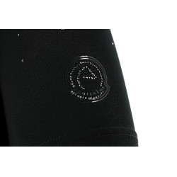 Polo Je t'aime Equithème Claudia mulher Preto