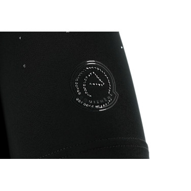 Polo Je t'aime Equithème Claudia mulher Preto