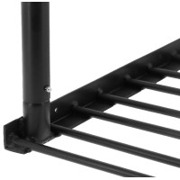 Suporte de parede para botas Hippotonic Preto