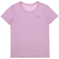 T-shirt infantil e júnior Je t'aime Equithème Bonnie Malva Violeta