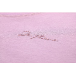 T-shirt infantil e júnior Je t'aime Equithème Bonnie Malva Violeta