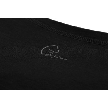 T-shirt Je t'aime Equithème Bonnie mulher Preto