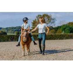 T-shirt Je t'aime Equithème Bonnie mulher Verde/menta