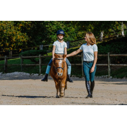 T-shirt Je t'aime Equithème Bonnie mulher Verde/menta