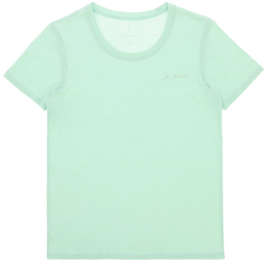 T-shirt Je t'aime Equithème Bonnie mulher Verde/menta