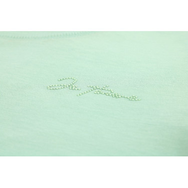 T-shirt Je t'aime Equithème Bonnie mulher Verde/menta