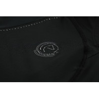 T-shirt sem mangas Je t'aime Equithème Carla mulher Preto