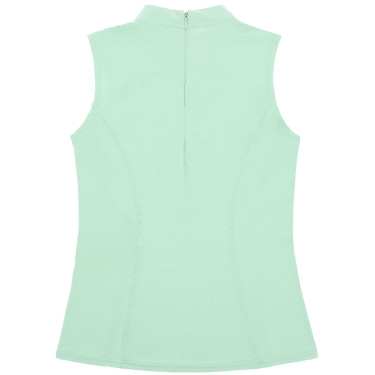 T-shirt sem mangas Je t'aime Equithème Carla mulher Verde/menta