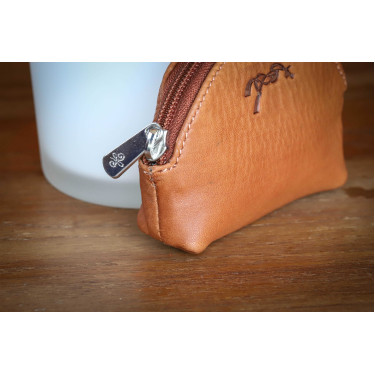 Carteira Pénélope Conhaque Castanho