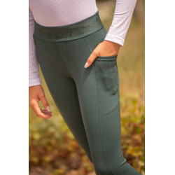 Calça Pull On Eden by Pénélope Delphe Verde escuro