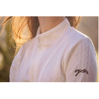 Sweatshirt Pénélope Violette mulher Cru Branco