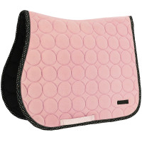 Almofada de sela mista Equithème Disco Rosa velho