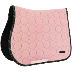Almofada de sela mista Equithème Disco Rosa velho