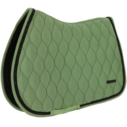 Manta de sela mista Equithème Pearl Oliva Verde