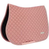 Manta de sela mista Equithème Nacre Rosa Manta de sela mista Equithème Nacre Rosa