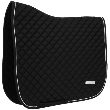 Manta de sela de dressage Equithème Nacre Preto