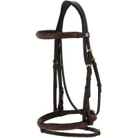 Bridão em couro oleado Norton Pro Wellington Havana Castanho