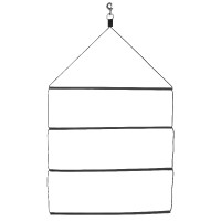 Expositor de cobertores Hippotonic com altura ajustável Preto Expositor de cobertores Hippotonic com altura ajustável Preto