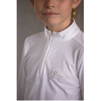Polo de concurso Eden by Pénélope Bruges Mesh Branco