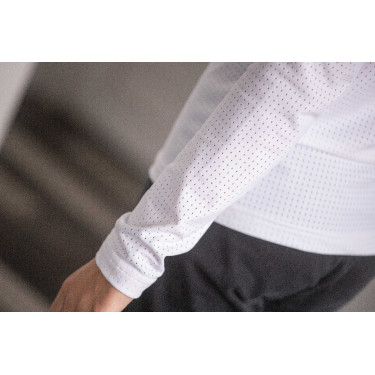 Polo de concurso Eden by Pénélope Bruges Mesh Branco