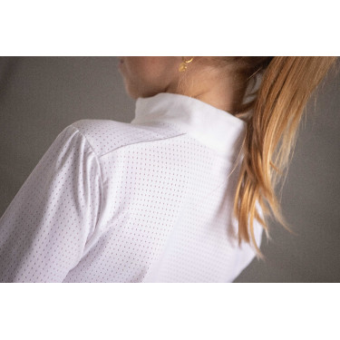 Polo de concurso Eden by Pénélope Bruges Mesh Branco