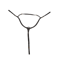 Peitoral de Corda Longo Dy'on Coleção D Preto Peitoral de Corda Longo Dy'on Coleção D Preto