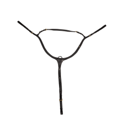 Peitoral de Corda Longo Dy'on Coleção D Preto Peitoral de Corda Longo Dy'on Coleção D Preto