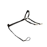 Peitoral com Martingal Dy'on Coleção D Preto