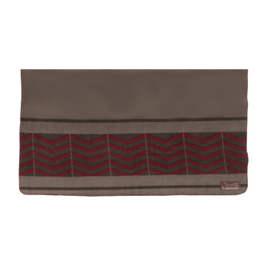 Manta Secante Quadrada Heavy Fishbone Kentucky Bordéus Bord&amp;amp;amp;ocirc;